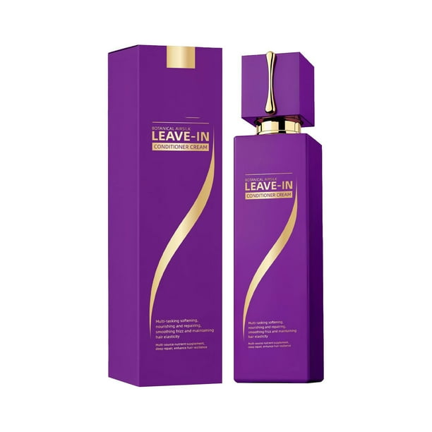 Acondicionador sin enjuague suavizante instantáneo: suaviza y repara el cabello dañado con múltiples funciones. Conserva la hidratación. Elimina el frizz con extractos de plantas. Un champú.