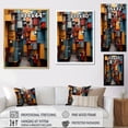 thumbnail image 4 of Designart "Cityscape Urban Color Euphony I" Cityscapes Floater Framed Canvas Print, 4 of 7