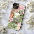 thumbnail image 5 of Cute Pastel Collage Phone Case, Floral and Fruit Pattern Artistic iPhone Cover, Motivational Protective Case for iPhone 16 15 14 13 12 11 Pro Plus Mini, 5 of 6