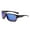 Black/Blue, variant on Newbee Fashion - "School" Kyra Kids Sport Design Wrap Around Flash/Mirror Sunglasses