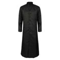thumbnail image 2 of Adult Priest Cosplay Robe Costume Jacket Church Clothing Black Cloak Men Male Outfits Halloween Carnival Party Roleplay Suit, 2 of 5