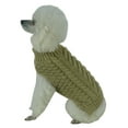 thumbnail image 4 of Pet Life ® 'Swivel-Swirl' Heavy Cable Knitted Fashion Designer Dog Sweater, 4 of 4