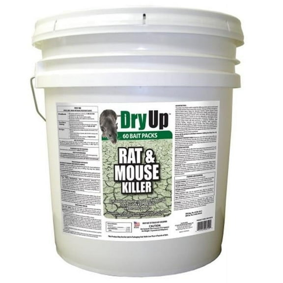 PF Harris DRY-BUCK 4 lbs Dry-Up Rat Killer Bucket