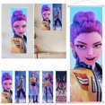 thumbnail image 2 of K-Pop Demon Hunters Satin Fabric Banner 40x120cm Waterproof Party Decor, 2 of 5