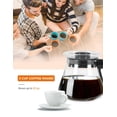 thumbnail image 4 of COMMERCIAL CHEF Coffee Maker, Drip Coffee Maker with Pour Over Filter, 5 Cup Coffee Maker with 0.75L Water Tank, Brews in 6 Minutes, 4 of 7