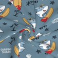 thumbnail image 3 of Wukai Surf Shark Women’s Short Sarongs Beach Wrap Bikini Bottom Short Skirt Chiffon Scarf for Swimwear, 3 of 4