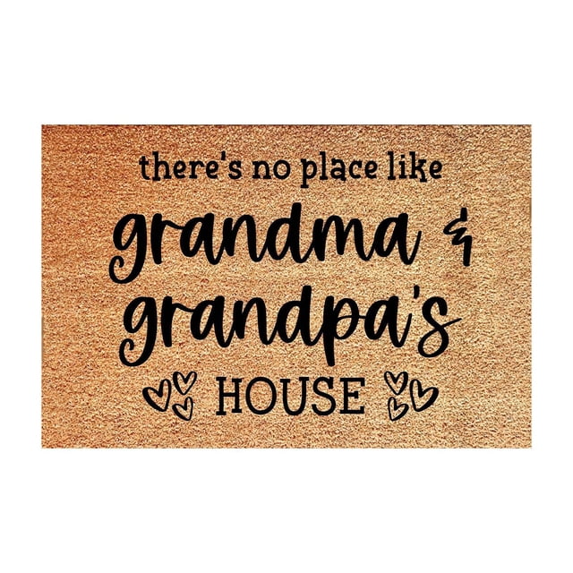 2024 Modern Farmhouse Welcome Mat with Decorative Indoor Outdoor Entryway Rug