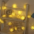 thumbnail image 4 of Cadena de luces led naranja estilo niña - amarillo limón - 3 metros 20 luces tres pilas (sin pilas) Ormromra WRLF-612, 4 of 4
