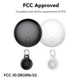 thumbnail image 3 of Air Tracker, Bluetooth Tracker Tag-2 Pack, Item Finder Works with Find My App (iOS Only), Smart Tag for Keys/Wallets/Luggage, Replaceable Battery, IP68 Waterproof, Worldwide Tracking, FCC Approved, 3 of 10