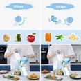 thumbnail image 5 of ONCE FOR ALL Mandoline Slicer Vegetable Chopper & Grater - Effortless Food Prep Tool for Home Cooks & Busy Families - Perfect for Kitchen Slicing, Dicing and Shredding, 5 of 10