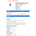 thumbnail image 2 of Left Tail Light Assembly - Compatible with 1987 - 1989 Ford F-350 - Dorman, 2 of 2