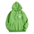 thumbnail image 4 of MHFRRA Sudadera con Capucha Gráfica con Diseño para Uso Informal Verde, 4 of 5