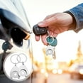 thumbnail image 2 of Miangastore 2pcs Trolley Coin Holder Keychains Ornament Metal Keyring Coin Holder Supermarket Shopping Cart Chip Key Chain Pendant, 2 of 8