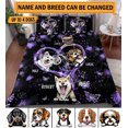 thumbnail image 1 of Juego de cama personalizado para perro, regalo personalizado para amantes de los perros, papá de perro, perro, 1 of 2