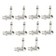 thumbnail image 1 of 10 Pcs 1/4” 6.35mm Mono Speaker Right Angle Guitar Phono Plug Pancake Connector, 1 of 3