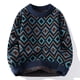 thumbnail image 4 of Suéter de punto para hombre, prendas de punto de alta calidad, ropa popular coreana, jerseys de otoño e invierno, estilo masculino, nuevo en sudadera con cable, 4 of 5
