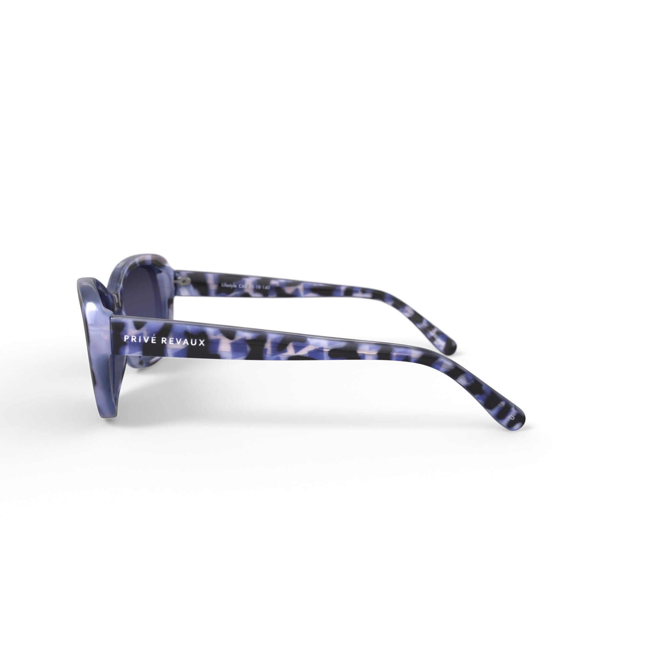 Prive Revaux Women's Rx'able Fashion Polarized Sunglasses, Lifestyle, Aviator, Blue, 55-18-140