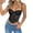 Black, variant on LEAVINGSUO Corset Tops for Women Waist Cinching Shapewear Top Court Outerwear Corset Black S