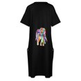 thumbnail image 4 of Vestido ancho con cierre de cremallera para mujer, auténtica ropa para mujer., 4 of 6
