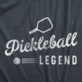 thumbnail image 2 of Mens Pickleball Legend T Shirt Funny Sarcastic Pickle Ball Lover Paddle Tee for Guys Graphic Tees, 2 of 7