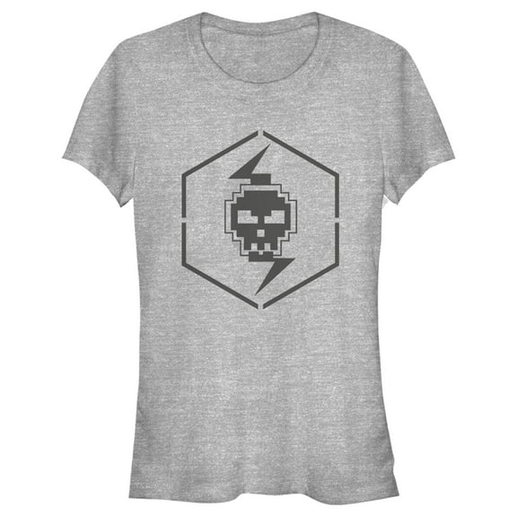 Junior's Star Wars: The Bad Batch Pixel Logo Graphic Tee Athletic Heather Small