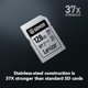thumbnail image 2 of Tarjeta de memoria SDXC Lexar Armor Silver PRO 128 GB V60, 2 of 7