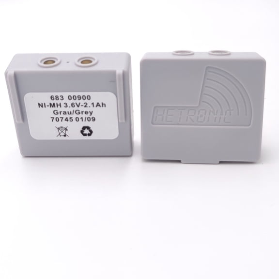 (Pack of 2)68300900 Rechargeable Battery 683 00900 3.6V-2.1Ah Ni-MH Battery for HETRONIC Remote Control