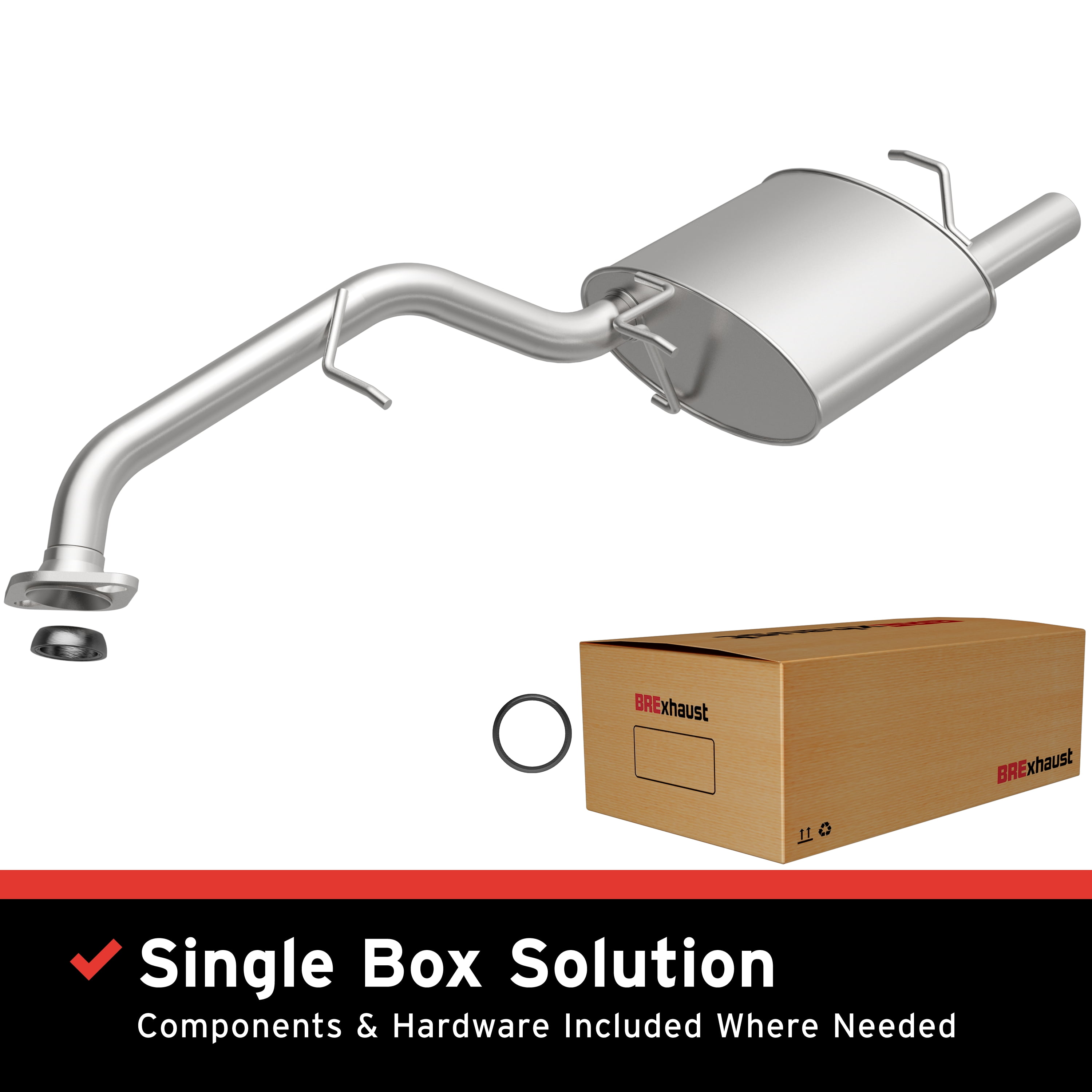 Exhaust System Kit For 1983-1986 Ford F-150 F-250 - BRExhaust Direct Fit Replacement