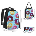 thumbnail image 2 of Fotbe Donuts Set Escolar 3 en 1 para Niños - Mochila Duradera con Lonchera Aislante y Estuche para Lápices - Mochila Escolar para Niños y Niñas, 2 of 7