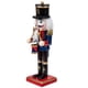 thumbnail image 4 of Figura de Cascanueces de Navidad Adornador de nuezcuker de madera de madera Cascanueces de la mesa de Navidad, 4 of 5