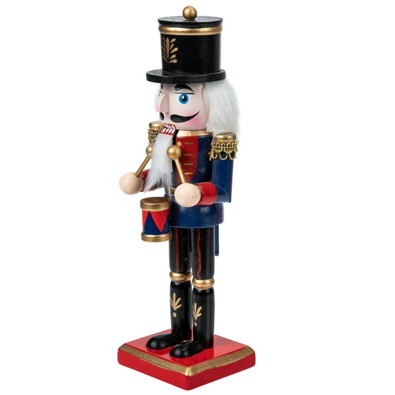 MERRYHAPY Navy Wooden Nutcracker Christmas Ornament Decorative Desktop Figurine Holiday Home Decor