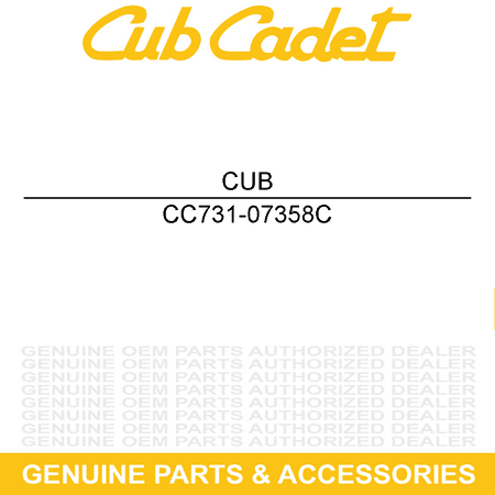 CUB CADET 731-07358C Lower Steering Column Cover Z Force RZT 42 46 48 50 54 60 S