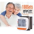 thumbnail image 3 of LotFancy Wrist Blood Pressure Monitor, BP Monitor with Portable Case, Heartbeat Detector, 3 of 11