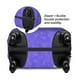 thumbnail image 2 of Balery Purple Glitter Funda de equipaje, fundas para maletas, elástica, lavable, protector de maletas, compatible con maletas de 18 a 32 pulgadas-X-Large, 2 of 7