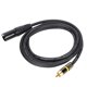 thumbnail image 2 of Cable XLR macho a RCA macho JORINDO, cable de micrófono XLR a RCA duradero para equipos de audio, JD6062-2M, 2 of 14