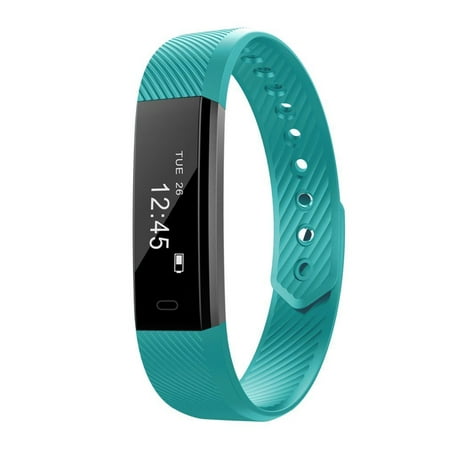 ID115 Smart Bracelet Heart Rate Monitor Fitness Tracker Step Counter Bluetooth Band Alarm Clock Vibration Wristband