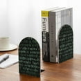 thumbnail image 5 of Lsque Hieroglyphic Symbols Printed Wood Bookends,Non-Skid Bookend for Shelves,Heavy Duty Support Bookends,Non-Slip Foam Pads for Office, Home, and Library,1 Pair, 5 of 8