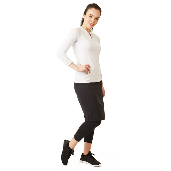 Snoga Athleisure Workout Pencil Skirt with Attached Cropped Leggings