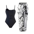 thumbnail image 2 of Two Piece Swimwear High Waist Tankini With Skirt Cover Up Swimming Suits for Women Bathing Suit Poolside Outfit, 2 of 4