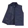thumbnail image 2 of Chaleco fino de pesca para hombre para primavera-otoño, chaqueta utilitaria de nailon y spandex con múltiples bolsillos, 2 of 5