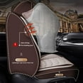 thumbnail image 6 of 5 Seat Covers for 96% Nissan Models,Leather Car Seat Cushions,Waterproof Seat Covers for Cars with Headrests,Interior Accessories(Luxury,White/Coffee), 6 of 6