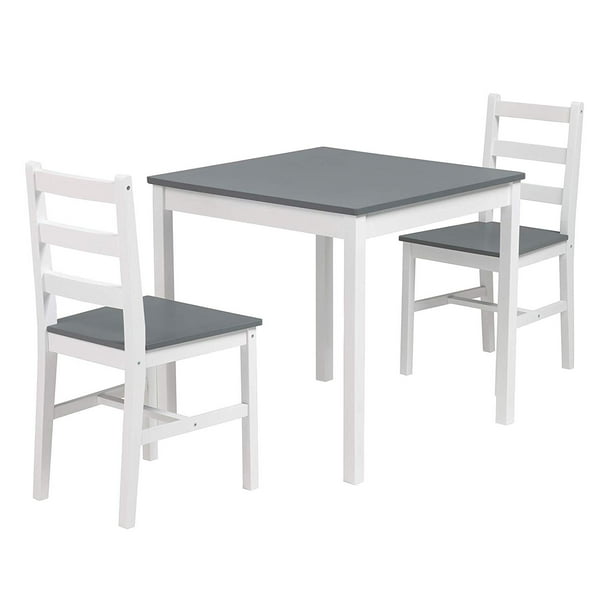 Pc Dining Set Wood Kitchen Table, 2 Seat Dining Table Set