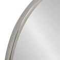 thumbnail image 3 of Kate and Laurel Rowla Round Wall Mirror, Silver 24" Diameter, 3 of 9