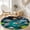 Color 7, variant on Velvet Round Area Rug Classic Red Green Plaid Argyle Circular Floor Mat Soft Non-Slip Tartan Checkered Holiday Decor Carpet for Living Room Throw Rug