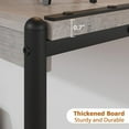 thumbnail image 4 of 40" Slatted Console Table with 2 Tiers, Farmhouse Sofa Table for Living Room & Entryway, 4 of 7