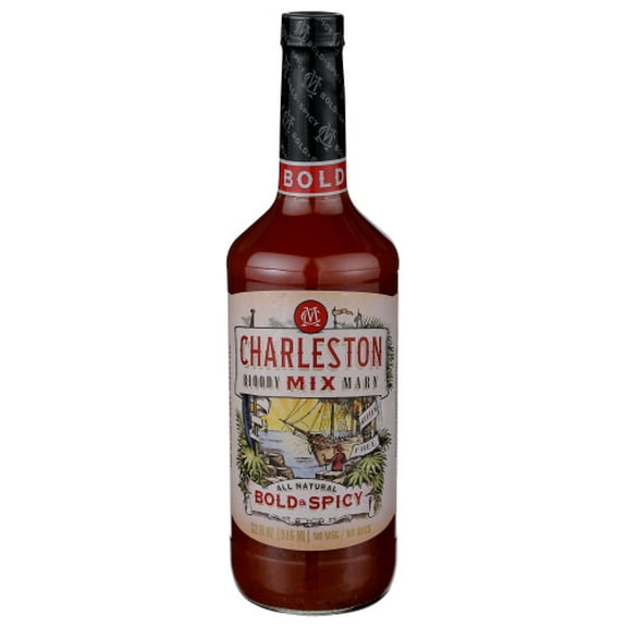 Charleston Mix Mixer Bloody Mary Spicy 32 oz (Pack of 6)