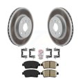 thumbnail image 1 of Transit Auto Front Coated Disc Brake Rotors and Ceramic Pads Kit for Car 2001-2003 Toyota Prius KGA-100835, 1 of 11