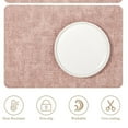 thumbnail image 3 of Heat-Resistant Placemats Stain Resistant Anti-Skid Placemats for Kitchen Table - pink, 3 of 6