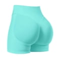 thumbnail image 4 of Yoga Shorts High Waist Hip Lift Quick Dry Sports Shorts High Elastic Seamless Running Fitness Shorts, 4 of 8