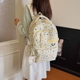 thumbnail image 4 of HJYCHN School Backpack for Boys Star Print 3Pc Set Daypack with Crossbody Pencil Case Charm Back to School Supplies for Kids Backpack for Girls Yellow, 4 of 8